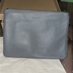 Coach Gray unisex envelope clutch